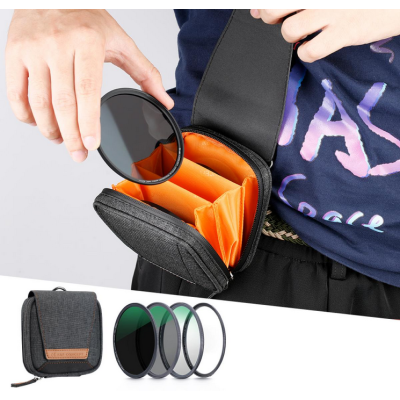 Avatar Shop|K&F Kit Filtre Magnetice 3 in 1 49mm, MCUV+CPL+ND1000, Sticla HD, Rezistent la Apa, Anti-Zgariere|K&F Concept