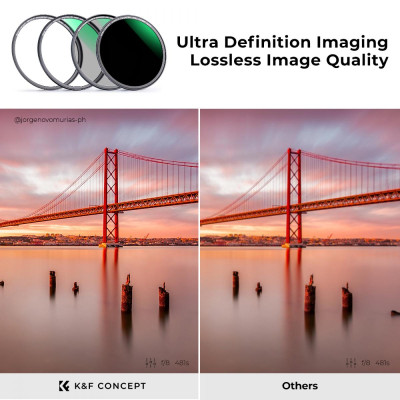 Avatar Shop|K&F 52mm Kit Filtre Magnetice, MCUV, CPL, ND1000, Inel Adaptor Magnetic, 28 Straturi Multi-Coating|K&F Concept