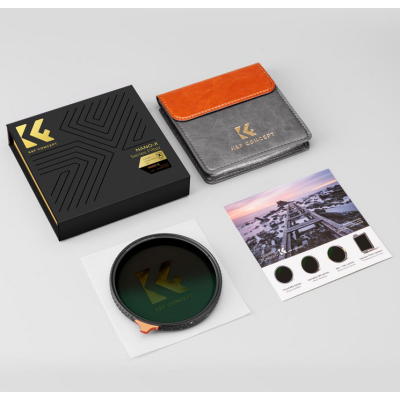 Avatar Shop|K&F 55mm Filtru ND Variabil, ND2-ND32, Culoare Reala, 28 Straturi Anti-reflex, Sticla Optica Japoneza, Rezistent la Apa|K&F Concept