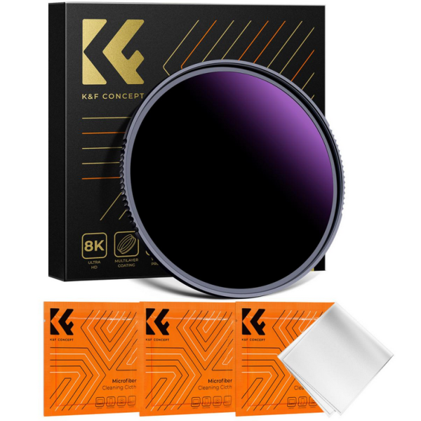 K&F Nano-X Ultra Filtru ND1000000, 58mm, 20 Stopuri, Acoperire Nano 28 Straturi, Rezistent la Apa si Zgarieturi