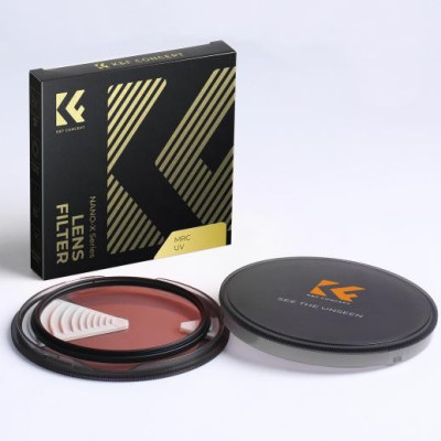 Avatar Shop|K&F Concept XU06 Filtru MCUV 62mm, Sticla Optica Japoneza, Acoperire Nano-X 28 Straturi, Rezistent la Apa si Zgarieturi|K&F Concept