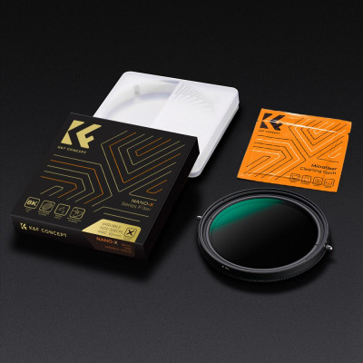 Avatar Shop|K&F XB42 Nano-X Filtru CPL+ND Variabil, Diametru 62mm, ND2-ND32, 1-5 Stop-uri, 2 in 1, Fara Efect X|K&F Concept