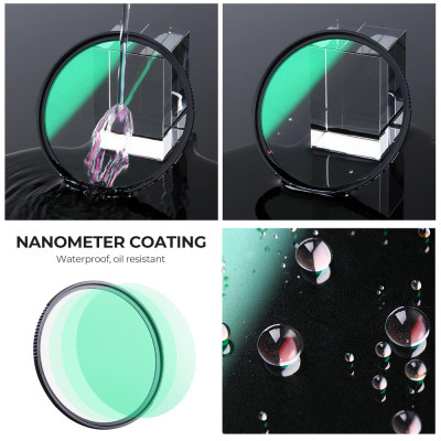 Avatar Shop|K&F Concept Filtru Black Mist 1/4 67mm, Nano-X, HD, Rezistent la Apa, Anti-Zgarieturi, Cadru Aluminiu|K&F Concept