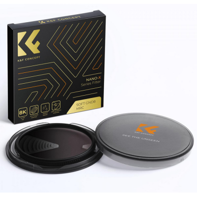Avatar Shop|K&F 67mm Filtru Nano-X Gradual Soft ND8, HD, Rezistent la Apa, Anti-Zgariere, Acoperire Albastra|K&F Concept