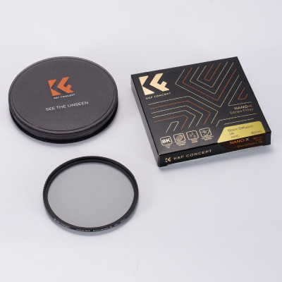 Avatar Shop|K&F Concept 72mm Filtru Nano-X Black Mist 1/8, Sticla Optica AGC, Transmisie 87%, Rama Ultra-Subtire 3.3mm|K&F Concept