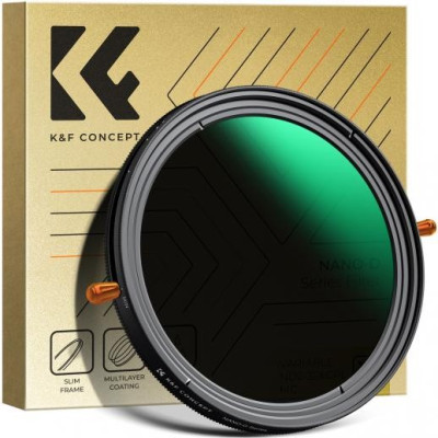Avatar Shop|K&F Concept D Series Filtru Multifunctional CPL+ND Variabil, Diametru 72mm, ND2-ND32, Sticla Optica AGC, Cadru CNC|K&F Concept