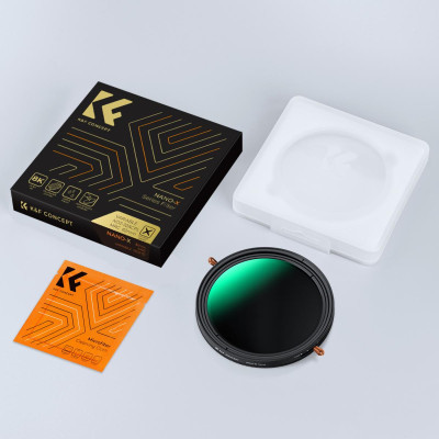 Avatar Shop|K&F Concept 77MM Filtru Nano-X CPL+ND Variabil 2-32, 2 in 1, Sticla Optica, Rama Aluminiu, Anti-Zgariere, Impermeabil|K&F Concept
