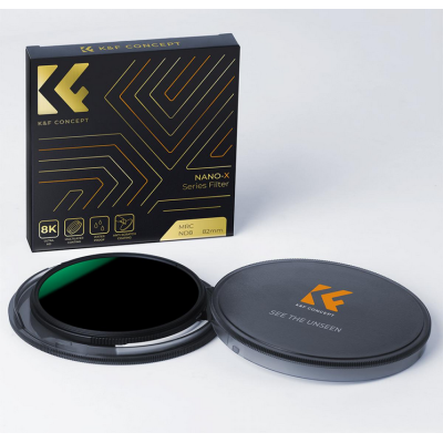 Avatar Shop|K&F Nano-X Filtru ND8, 77mm, 3 Stop, Sticla Optica Japoneza AGC, 28 Straturi Multi-Coating, Rama Ultra-Slim 3.3mm|K&F Concept