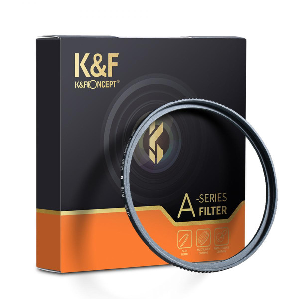 K&F KU04 Filtru MC-UV 86mm, Slim, Sticla Optica Germana, Multistrat Verde, Rama din Aluminiu