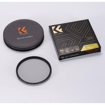 Avatar Shop|K&F 86mm Filtru Black Mist 1/4 Nano-X, Sticla Optica AGC, 28 Straturi, Rezistent la Apa, Cadru Aluminiu 3.3mm|K&F Concept