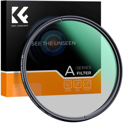 Avatar Shop|K&F MC14 Filtru Polarizare CPL 95mm, Slim, Tratament Verde, Sticla Optica Germana, 28 Straturi|K&F Concept