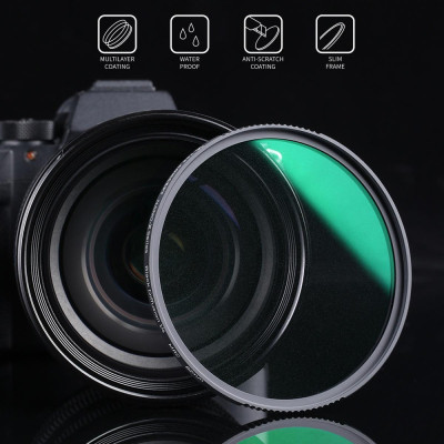 Avatar Shop|K&F 95mm Filtru Nano-X Black Mist 1/4, HD, Rezistent la Apa, Anti-Zgarieturi, Acoperire Verde|K&F Concept