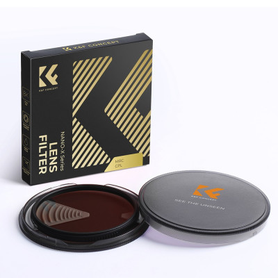 Avatar Shop|K&F Concept 39mm XC15 Nano-X Filtru CPL, Sticla B270 HD, Acoperire Verde 28 Straturi, Waterproof, Anti-Zgariere|K&F Concept