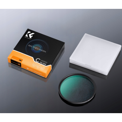 Avatar Shop|K&F Concept Filtru Difuzie Shimmer Microlight Mirror Seria C 55mm, Sticla Optica HD, Acoperire NANO-C, Rama Aluminiu 3.3mm|K&F Concept