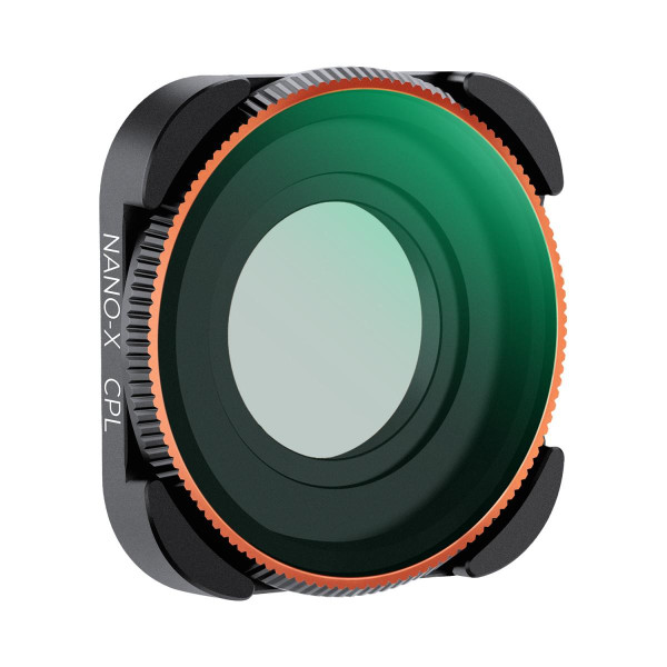 K&F Concept Filtru CPL pentru Camera Actiune, Sticla Optica AGC, 28 Straturi Nano-Coating, Rezistent la Apa, Design Baioneta