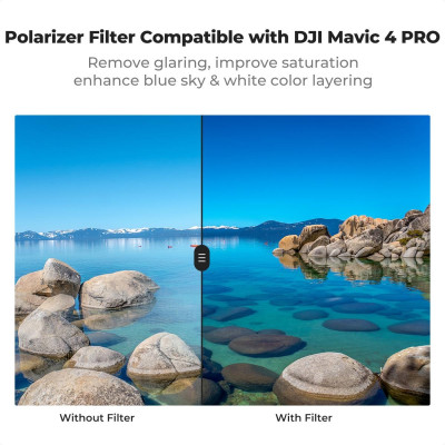 Avatar Shop|K&F Concept Set Filtre DJI Mavic 4 Pro, CPL+ND8+ND16, Sticla Optica HD, Acoperire Multi-Strat, Rezistent la Apa si Zgarieturi|K&F Concept
