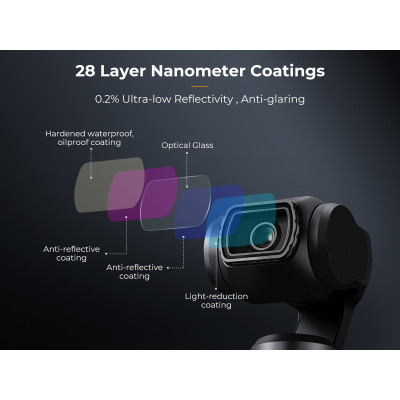 Avatar Shop|K&F Concept Filtru Magnetic pentru DJI Osmo Pocket 3, Black Mist 1/4, Acoperire pe O Parte|K&F Concept