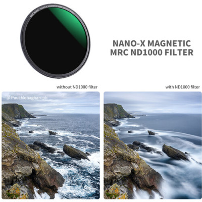 Avatar Shop|K&F Concept Kit Filtre Magnetice 49mm, UV, Polarizare Circulara CPL, ND1000, Inel Magnetic, Rezistent la Apa|K&F Concept