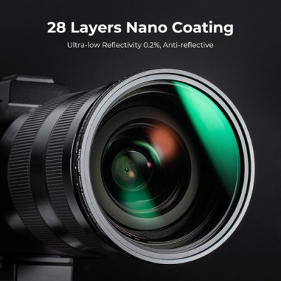Avatar Shop|K&F Concept Nano-X Filtru ND Variabil, 58mm, 3-7 Stops, ND8-ND128, Montura Magnetica, 28 Straturi Nano-Coating|K&F Concept