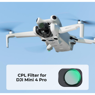 Avatar Shop|K&F Filtru CPL pentru DJI Mini 4 Pro, Sticla AGC, 28 Straturi Nano-Coating, Rezistent la Apa si Zgarieturi, Design Usor|K&F Concept