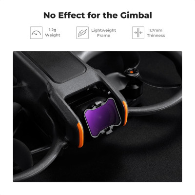 Avatar Shop|K&F Concept DJI Avata 2 Set Filtre ND, ND8 ND16 ND32 ND64, Sticla Optica AGC, 28 Straturi Multi-Coating, Compatibil Gimbal|K&F Concept