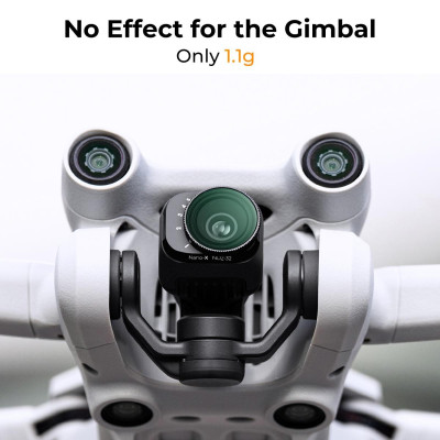 Avatar Shop|K&F Concept Filtru ND Variabil pentru DJI Mini 3 Pro/Mini 3, ND2-ND32, Reducere 1-5 Trepte Diafragma, Sticla AGC|K&F Concept