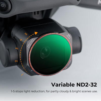 Avatar Shop|K&F DJI Mavic 3 Classic Set Filtre ND Variabile, 2 Bucati ND2-32 si ND32-512, Sticla Optica AGC, 28 Straturi Antireflex, 0.7g|K&F Concept