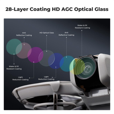 Avatar-Shop|K&F Concept DJI NEO Set Filtre ND&PL, 4 Filtre ND8/ND16/ND32/ND64, 3-6 Trepte Diafragma, Sticla Optica AGC, Montaj Snap-On|K&F Concept
