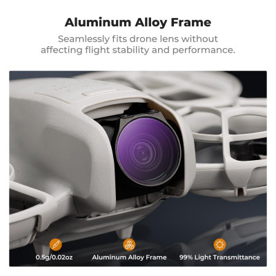 Avatar-Shop|K&F Concept DJI NEO Set Filtre ND&PL, 4 Filtre ND8/ND16/ND32/ND64, 3-6 Trepte Diafragma, Sticla Optica AGC, Montaj Snap-On|K&F Concept
