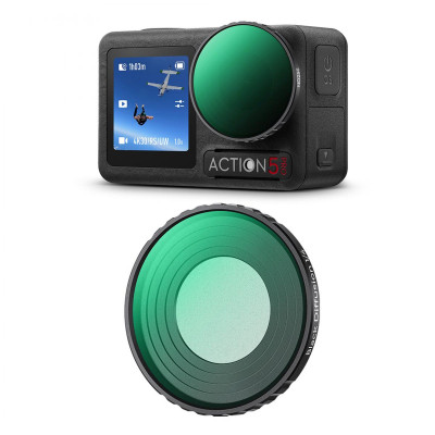 Avatar Shop|K&F DJI Osmo Action 4/5 Pro Filtru Black Diffusion 1/4, Sticla Optica AGC, 28 Straturi Coating, Montare prin Insurubare|K&F Concept