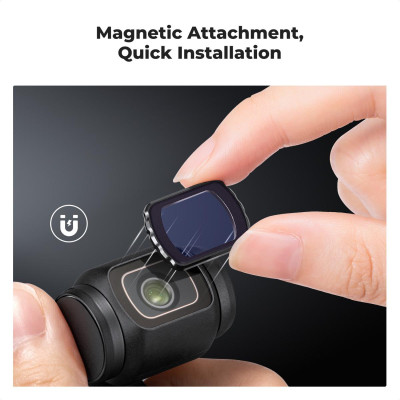 Avatar Shop|K&F DJI Osmo Pocket 3 Filtru Magnetic Natural Night, Reducere Poluare Luminoasa, 28 Straturi Multi-Coating, Grosime 2mm|K&F Concept