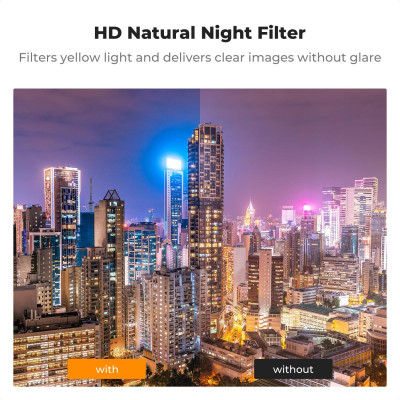 Avatar Shop|K&F DJI Osmo Pocket 3 Filtru Magnetic Natural Night, Reducere Poluare Luminoasa, 28 Straturi Multi-Coating, Grosime 2mm|K&F Concept