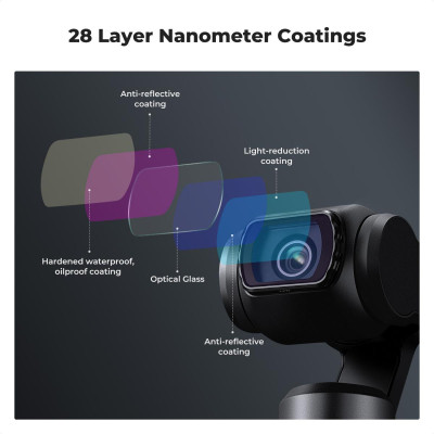 Avatar Shop|K&F DJI Osmo Pocket 3 Filtru Magnetic Natural Night, Reducere Poluare Luminoasa, 28 Straturi Multi-Coating, Grosime 2mm|K&F Concept