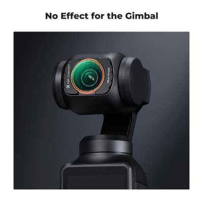 Avatar Shop|K&F Concept Filtru Blue Streak Magnetic pentru DJI Osmo Pocket 3, Grosime 2mm, 28 Straturi Multi-Coating, Instalare Magnetica|K&F Concept