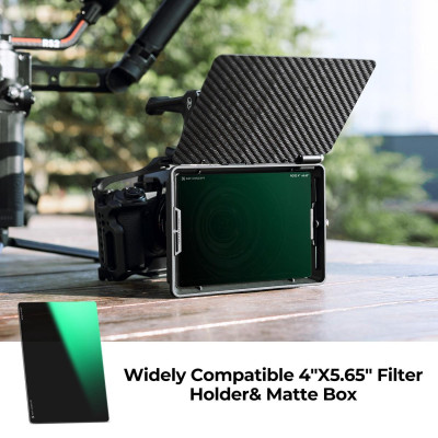 Avatar Shop|K&F ND32 Filtru ND Patrat, 4x5.65 Inch, 5 Stopuri, Compatibil Tilta si SmallRig, Sticla Optica AGC, Tratament Nano 28 Straturi|K&F Concept