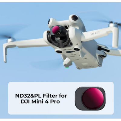 Avatar Shop|K&F ND32&PL Filtru Drona, Compatibil DJI Mini 4 Pro, ND32, CPL, Sticla Optica AGC, 28 Straturi Anti-Reflex|K&F Concept