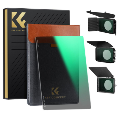 Avatar Shop|K&F ND4 Filtru Patrat ND, 2 Stops, 4x5.65 inch, Compatibil Tilta si SmallRig, Sticla Optica AGC Japoneza|K&F Concept