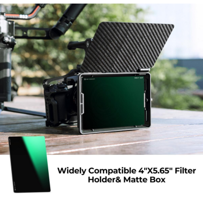 Avatar Shop|K&F ND64 Filtru ND Patrat, 6 Stops, 4x5.65 inch, Compatibil Tilta si SmallRig, Sticla Optica AGC, Acoperire Nano 28 Straturi|K&F Concept