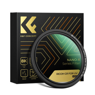 Avatar Shop|K&F MCUV Filtru UV, Pentru Ricoh GR Series, Acoperire Nanometrica 28 Straturi, Rezistenta la Zgariere 6H|K&F Concept