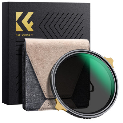 Avatar Shop|KF Concept 67mm Filtru ND Variabil ND2-32, Rama din Alama Ultra-Subtire, Acoperire Nano 36 Straturi, Seria Nano-X PRO|K&F Concept