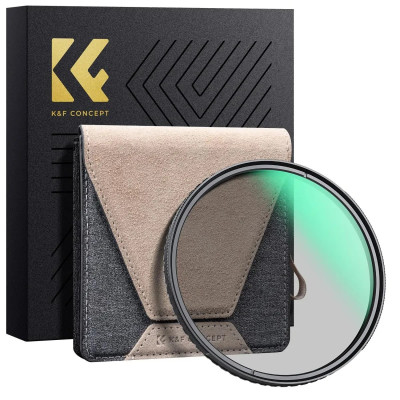 Avatar Shop|K&F Nano-X Pro Filtru CPL, Diametru 58mm, Rama Alama, Anti-reflexii, Tratament Multistrat, Transmisie Lumina 45%|K&F Concept