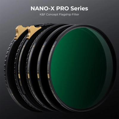 Avatar Shop|K&F Nano-X Pro Filtru CPL, Diametru 58mm, Rama Alama, Anti-reflexii, Tratament Multistrat, Transmisie Lumina 45%|K&F Concept