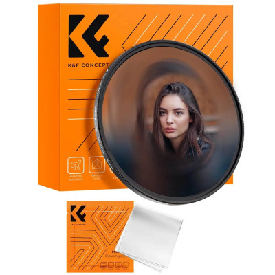 Avatar Shop|K&F 82mm Filtru Foto Spiral Halo, Sticla Optica, Efect Special, Rotatie 360 Grade, Rama Aluminiu|K&F Concept