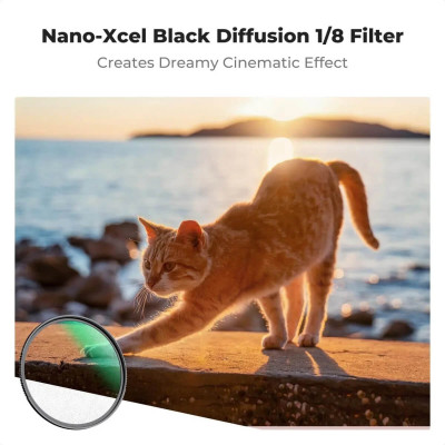 Avatar Shop|K&F 52MM Nano-X Filtru Black Mist 1/8, Sticla Optica AGC, Transmisie 87%, Cadru Ultra-Subtire 3.3mm|K&F Concept