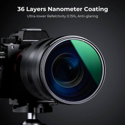Avatar Shop|K&F 55mm Filtru CPL NANO-X Pro, Rama din Alama, Ultra-Subtire, Anti-Vignetare, Tratament 36 Straturi|K&F Concept