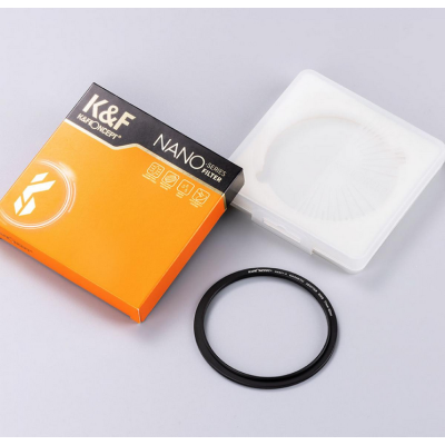 Avatar Shop|K&F Inel Adaptor Filtru Magnetic 52-77mm, Aluminiu Aviatic, Negru Mat, Grosime Cadru 2.16mm|K&F Concept