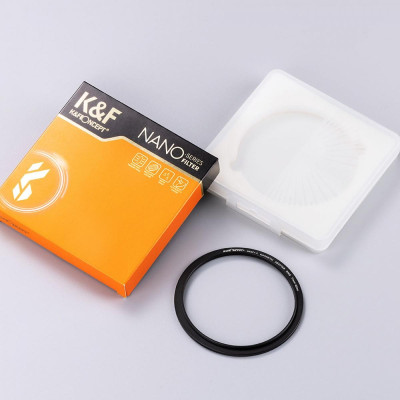 Avatar Shop|K&F Inel Adaptor Filtru Magnetic 55-77mm, Negru Mat, Grosime Rama 2.16mm, Aliaj Aluminiu Aviatic|K&F Concept