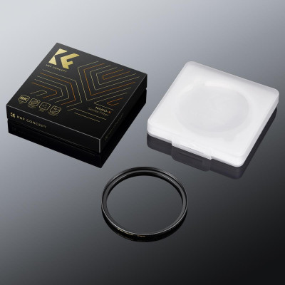 Avatar Shop|K&F 58-77mm Inel Adaptor Filtru din Alama, Step Up, Compatibil Obiective 58mm, Accesorii 77mm, Include 3 Lavete Curatare|K&F Concept