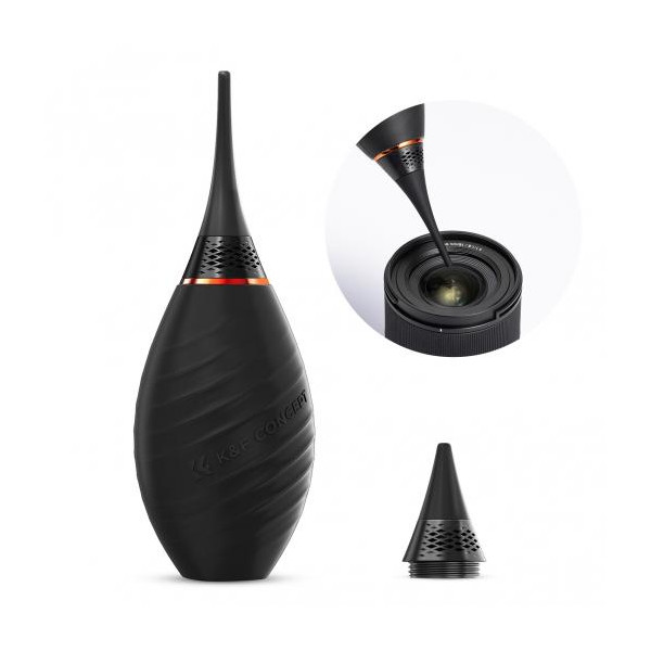 K&F Air Blower, Design Comutabil Duza Lunga/Scurta, Debit Mare de Aer, Material Silicon, Valva Bidirectionala