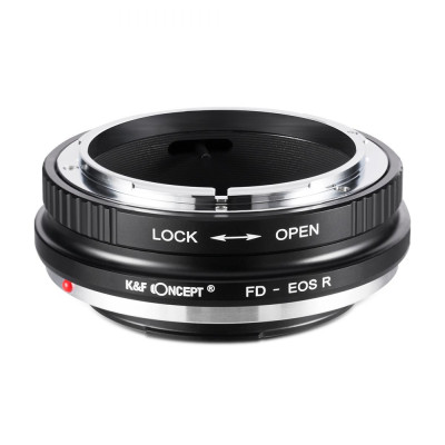 Avatar Shop|K&F Adaptor Obiective Canon FD la Canon EOS R, Constructie Alama si Aluminiu, Focalizare Manuala, Suport Focalizare Infinit|K&F Concept